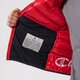 Vyriška žieminė striukė CHAMPION STRIUKĖ  ŽIEMINĖ HOODED JACKET 216647rs053 spalva tamsiai raudona
