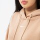 Moteriškas džemperis NIKE DŽEMPERIS SU GOBTUVU W   NSW STYLE FLC PO HOODIE OS dq5860-200 spalva rusvai gelsva