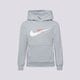 Vaikiškas džemperis NIKE DŽEMPERIS SU GOBTUVU   B NSW SI FLC PO HOODIE BB B hv6965-012 spalva pilka