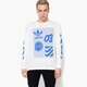 Vyriški marškinėliai ADIDAS MARŠKINĖLIAI LS NYC LS bj9919 spalva balta