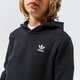 Vaikiškas džemperis ADIDAS DŽEMPERIS SU GOBTUVU HOODIE U h32352 spalva juoda