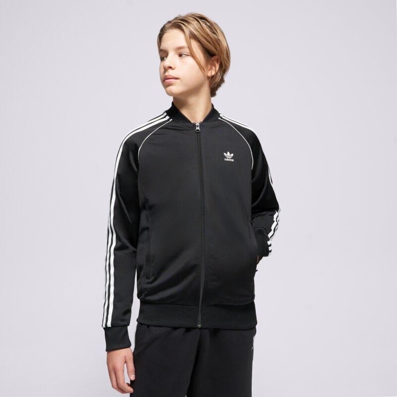 ADIDAS DŽEMPERIS UŽSEGAMAS S'STAR   TMARŠKINĖLIAI BLK/WHT B