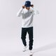 Vyriškas džemperis NIKE DŽEMPERIS SPORTSWEAR CLUB FLEECE bv2662-100 spalva balta