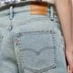 Moteriški šortai LEVI'S ŠORTAI BAGGY DAD JORT 000mj-0002 spalva mėlyna