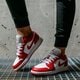 Vaikiški kedai AIR JORDAN 1 LOW 553560-611 spalva raudona