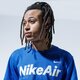 Vyriški marškinėliai NIKE MARŠKINĖLIAI AIR ck2232-480 spalva mėlyna