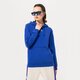 Moteriškas džemperis ADIDAS DŽEMPERIS SU GOBTUVU HOODIE ia6417 spalva mėlyna