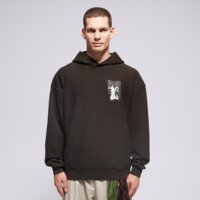 PROSTO DŽEMPERIS SU GOBTUVU HOODIE SHADOW WASHED BLACK