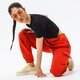 Moteriškos kelnės NIKE KELNĖS W NSW CARGO PANT LOOSE FLC UU dd3607-852 spalva oranžinė