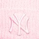 Moteriška kepurė NEW ERA KEPURĖ WMNS BOBBLE BEANIE NYY PNK NEW YORK YANKEES P 60284837 spalva rožinė