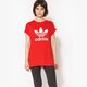 Moteriški marškinėliai ADIDAS MARŠKINĖLIAI SS BF TREFOIL bj8285 spalva raudona