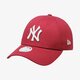 Moteriška kepurė su snapeliu NEW ERA KEPURĖ W'S ESSENTIAL 9FORTY NEW YORK YANKEES CARDINA 80536603 spalva tamsiai raudona