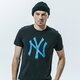 Vyriški marškinėliai NEW ERA MARŠKINĖLIAI MLB SEASONAL TEAM LOGO TEE NEYYAN BLKDT 12485707 spalva juoda