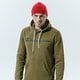 Vyriškas džemperis CHAMPION DŽEMPERIS SU GOBTUVU HOODED SWEATSHIRT 214743ms549 spalva rusvai žalsva
