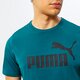 Vyriški marškinėliai PUMA MARŠKINĖLIAI ESS LOGO TEE (S) 586667 20 spalva žalia