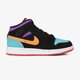 Vaikiški kedai AIR JORDAN 1 MID GS  554725-083 spalva juoda