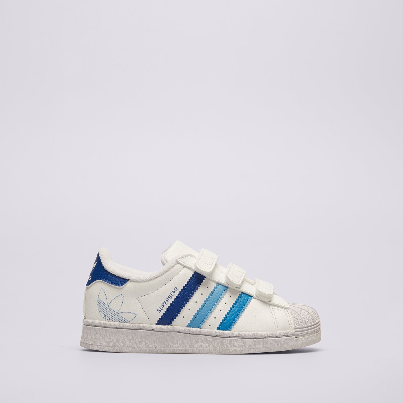 adidas gazelle silver green womens Little Kids ADIDAS SUPERSTAR TD (WHITE/WHITE) main image 1