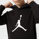 Vaikiškas džemperis JORDAN DŽEMPERIS SU GOBTUVU JDB   JUMPMAN LOGO FLEECE PO BOY 956326-023 spalva juoda
