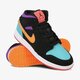 Vaikiški kedai AIR JORDAN 1 MID GS  554725-083 spalva juoda