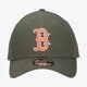 Vyriška kepurė su snapeliu NEW ERA KEPURĖ 9FORTY RED SOX BOSTON RED SOX NOV 60141859 spalva rusvai žalsva