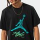 Vyriški marškinėliai JORDAN MARŠKINĖLIAI M J ESS JUMPMAN SS CREW dq7376-010 spalva juoda