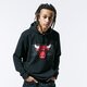 Vyriškas džemperis NEW ERA DŽEMPERIS NBA GRAPHIC OVERLAP HOODY CHIBUL BLK 12033467 spalva juoda