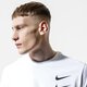 Vyriški marškinėliai NIKE MARŠKINĖLIAI SPORTSWEAR SWOOSH ck2259-100 spalva balta