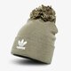 Vaikiška kepurė ADIDAS KEPURĖ  ŽIEMINĖ AC BOBBLE KNIT gl7482 spalva rusvai žalsva