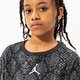 Vaikiški marškinėliai JORDAN MARŠKINĖLIAI ESSENTIALS SNAKE TEE GIRL 45b313-023 spalva juoda