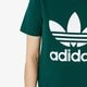 Moteriški marškinėliai ADIDAS MARŠKINĖLIAI SS TREFOIL TEE ADICOLOR dv2597 spalva žalia