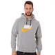 Vyriškas džemperis NIKE DŽEMPERIS NIKE AW77 HOODY LOGO POP 586184068 spalva pilka