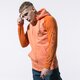 Vyriškas džemperis JORDAN DŽEMPERIS UŽSEGAMAS SU GOBTUVU M J JUMPMAN CLASSIC FZ ck2223-871 spalva oranžinė