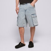 LEVI'S ŠORTAI 478 BAGGY CARGO SHORTS LIGHT INDIGO - WORN IN