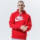 Vyriškas džemperis NIKE DŽEMPERIS SU GOBTUVU SPORTSWEAR CLUB FLEECE bv2973-657 spalva raudona