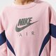 Vaikiškas džemperis NIKE DŽEMPERIS G NSW AIR FT BF CREW GIRL dd7135-630 spalva rožinė