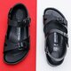 Vaikiški sandalai BIRKENSTOCK RIO EVA 126113 spalva juoda