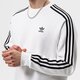 Vyriškas džemperis ADIDAS DŽEMPERIS 3-STRIPES CREW he9483 spalva balta