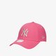 Moteriška kepurė su snapeliu NEW ERA KEPURĖ WMNS METALLIC 940 NYY PINK NEW YORK YANKEES B 60141899 spalva rožinė