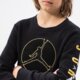 Vaikiškas džemperis JORDAN DŽEMPERIS JUMPMAN CREWNECK BOY 95b021023 spalva juoda