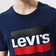 Vyriški marškinėliai LEVI'S MARŠKINĖLIAI SPORTSWEAR LOGO GRAPHIC 396360003 spalva tamsiai mėlyna