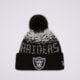Vyriška kepurė NEW ERA NFL LAS VEGAS RAIDERS POM BEANIE HAT OAKLAND RAIDERS 12122720 spalva juoda