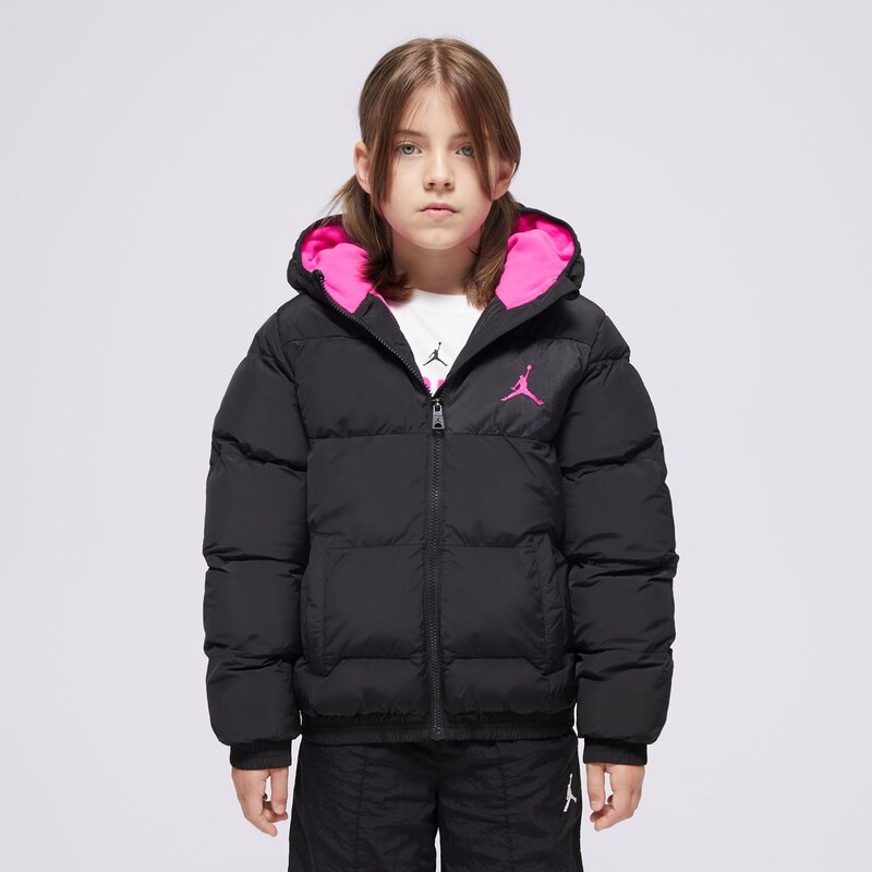JORDAN STRIUKĖ  ŽIEMINĖ (G)MID PADDED JKT BLK/P G