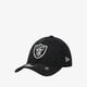 Vyriška kepurė su snapeliu NEW ERA KEPURĖ WASHED PACK 940 RAIDERS LAS VEGAS RAIDERS BLK 60240454 spalva juoda