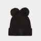 Moteriška kepurė NEW ERA KEPURĖ WMNS DOUBLE POM BEANIE NYY NEW YORK YANKEES 60364290 spalva juoda