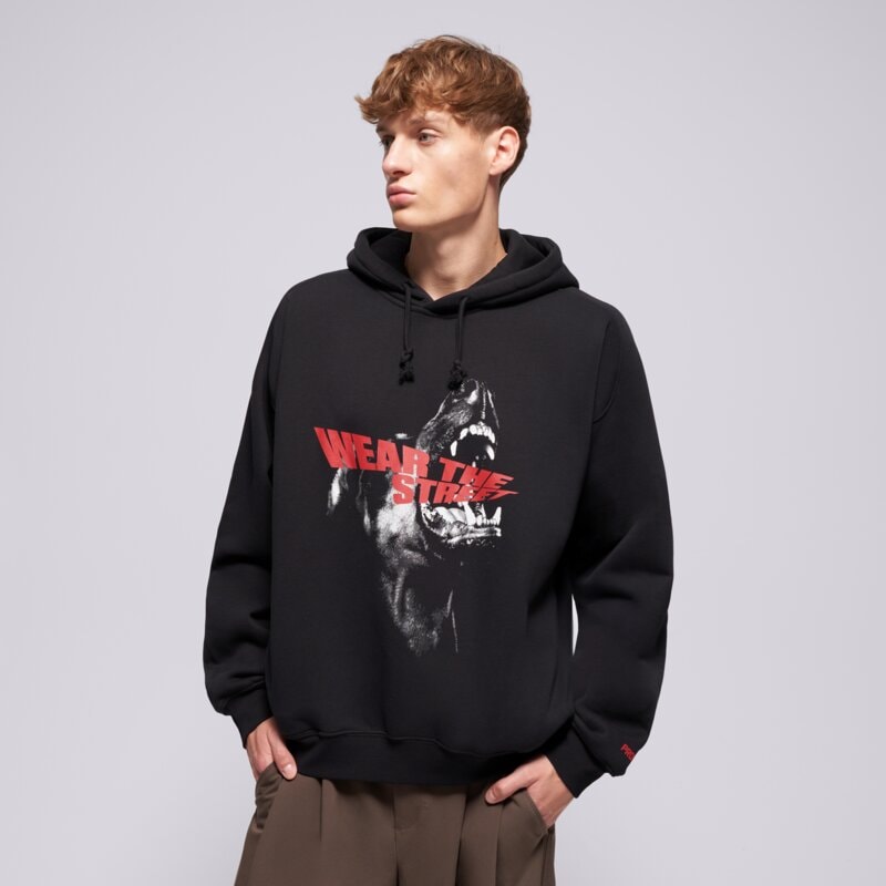 PROSTO DŽEMPERIS SU GOBTUVU HOODIE BARK BLACK