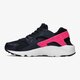 NIKE HUARACHE RUN (GS) 654280406 spalva juoda