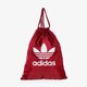 Moteriškas sportinis maišelis ADIDAS MAIŠAS GYMSACK TREFOIL bk6728 spalva tamsiai raudona