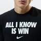 Vyriški marškinėliai NIKE MARŠKINĖLIAI "ALL I KNOW IS WIN" NBA dd0773-010 spalva juoda