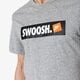 Vyriški marškinėliai NIKE MARŠKINĖLIAI SS M NSW TEE SWOOSH BMPR STKR ATHLETIC DEP ar5027-063 spalva pilka