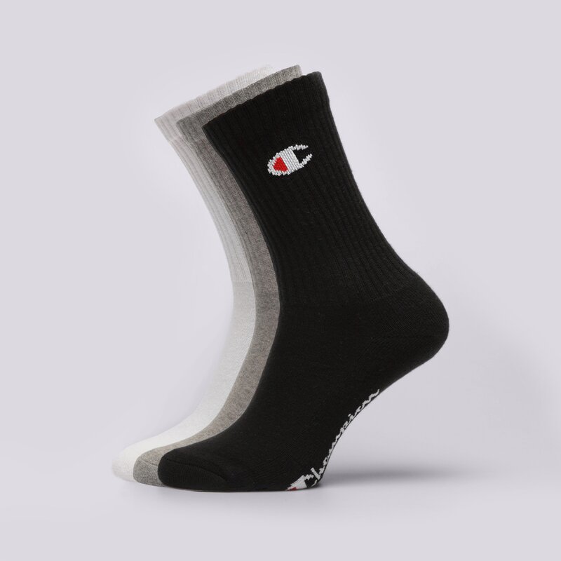 CHAMPION KOJINĖS 3PK CREW SOCKS